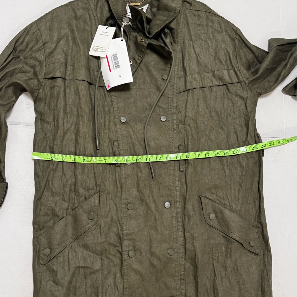 NWT! Zimmermann Lucky military Anorak Coat Size US 4 RRP $1350 Missing Belt - Picture 11 of 14